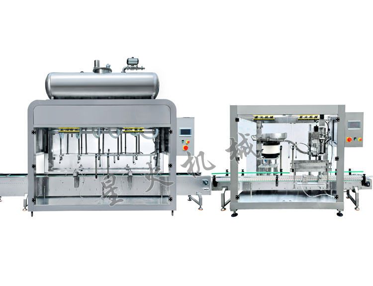 稱重式洗滌劑灌裝機(jī)-大桶灌裝旋蓋生產(chǎn)線